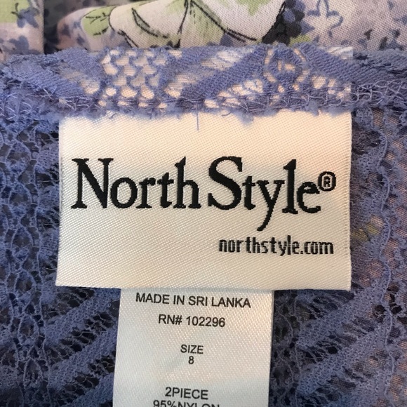 Northstyle Two piece knit jacket over floral lined dress - Picture 5 of 6